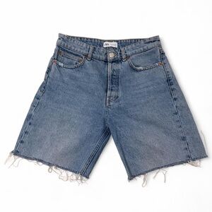 Zara denim cutoff shorts